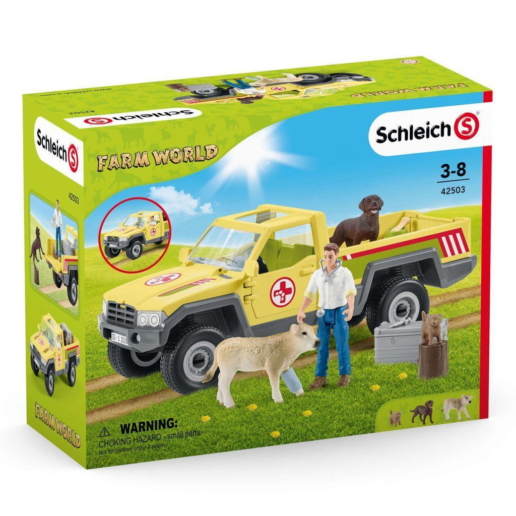Schleich 42503 Veterinarian Visit At The Farm - TOYBOX Toy Shop