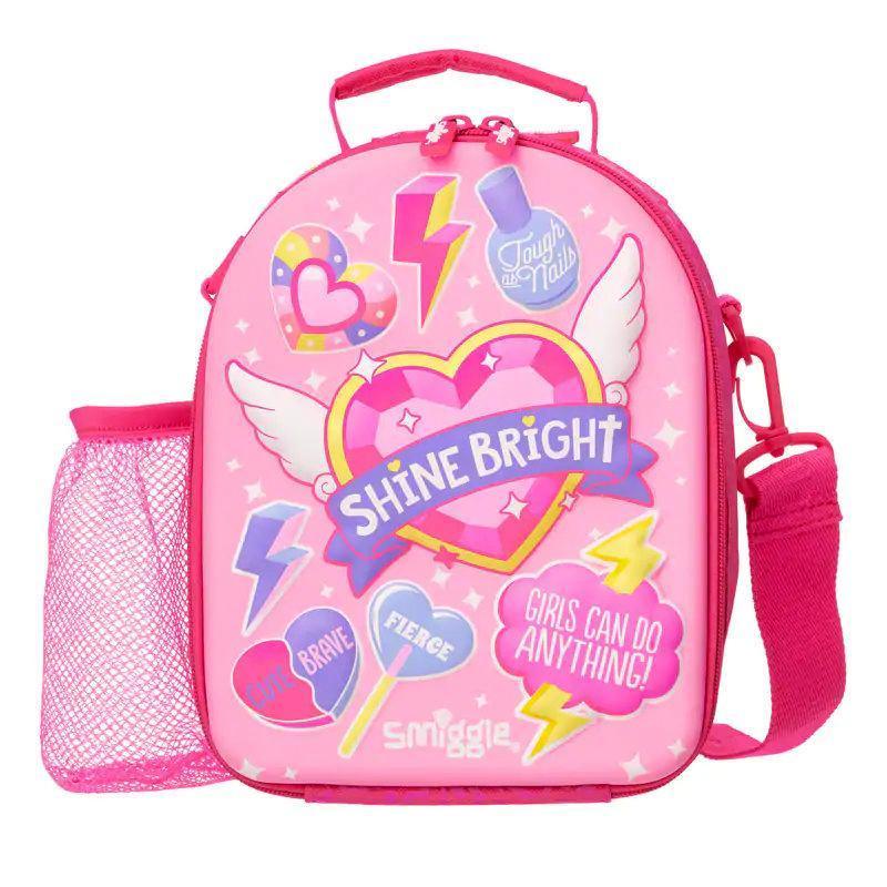 SMIGGLE Express Curve Hardtop Lunchbox - Pink - TOYBOX Toy Shop