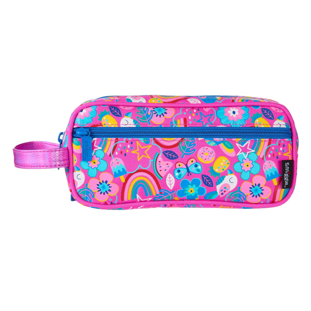 SMIGGLE Flow 3 In 1 Pencil Case - Pink/Blue - TOYBOX Toy Shop