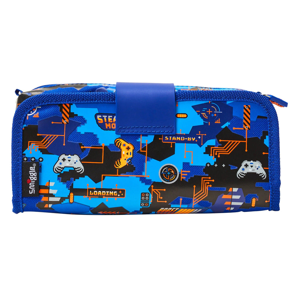 SMIGGLE Hey There Utility Pencil Case - Navy - TOYBOX Toy Shop