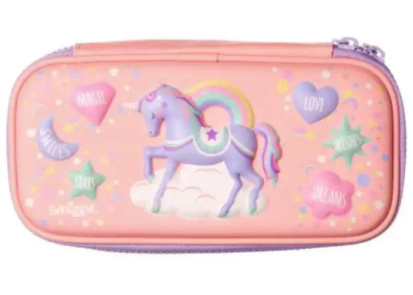 SMIGGLE Live Small Hardtop Pencil Case - Coral - TOYBOX Toy Shop