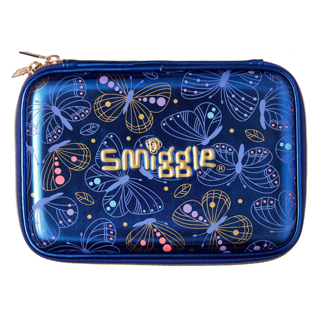 SMIGGLE Shimmy Hardtop Dual Sided Pencil Case - Purple - TOYBOX Toy Shop