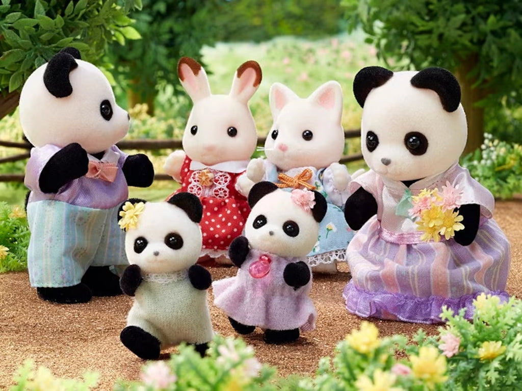 Sylvanian Families Pookie Panda Family - TOYBOX Toy Shop