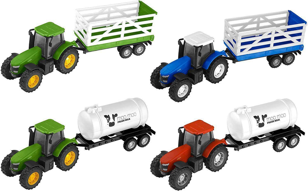 Teamsterz Farm Tractor & Trailer Playset - Assortment - TOYBOX Toy Shop