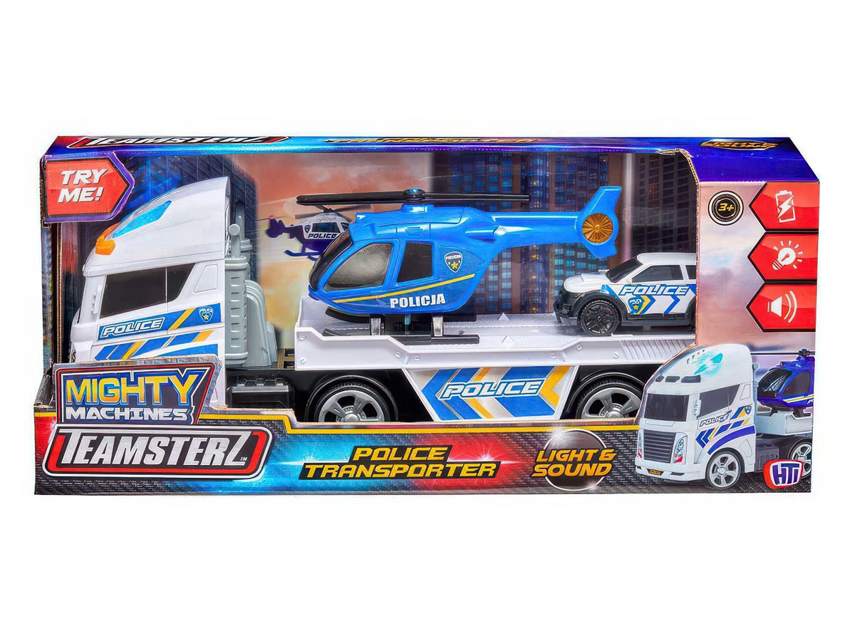Teamsterz Mighty Machines Hélicoptère Pompier Avec Lumières Et Sons - Jouet Enfant Dès 3 Ans