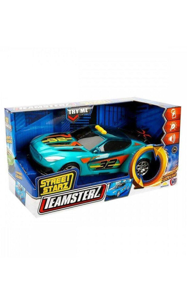 Teamsterz Lights and Sounds Street Starz Green Racing Car - TOYBOX Toy Shop