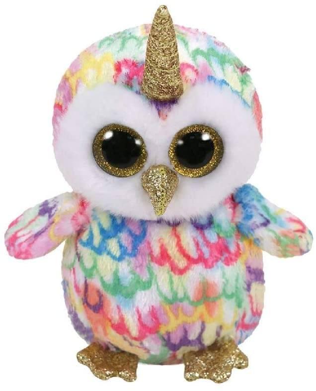 Ty Beanie Boo Plush - Enchanted Owl Plush 15cm - TOYBOX Toy Shop