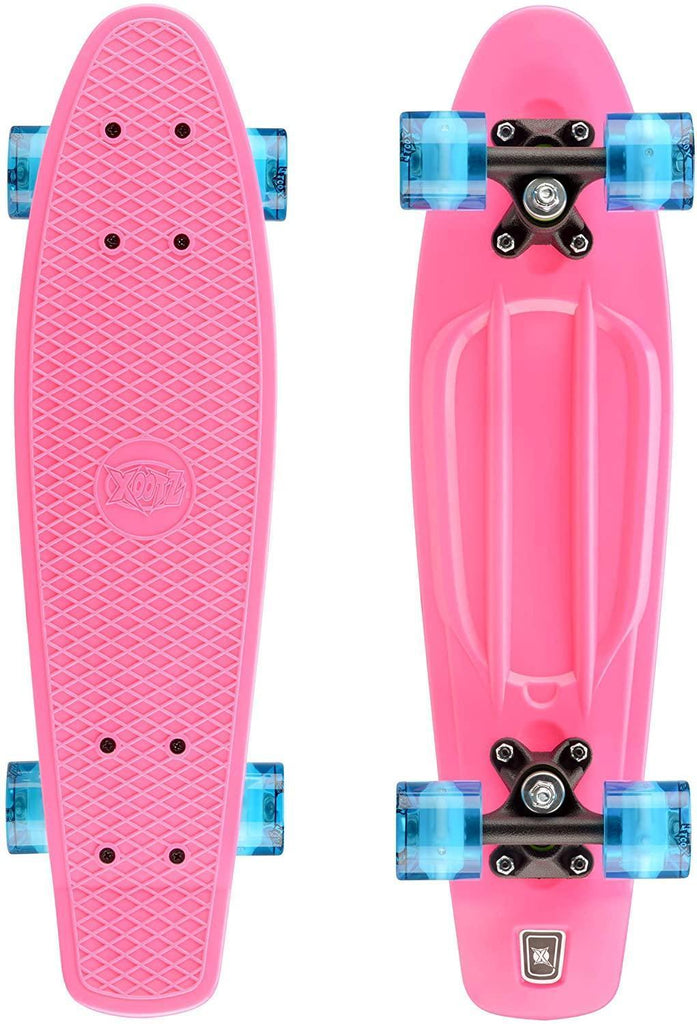 XOOTZ 22-Inch Mini Cruiser Skateboard - Pastel Pink - TOYBOX Toy Shop
