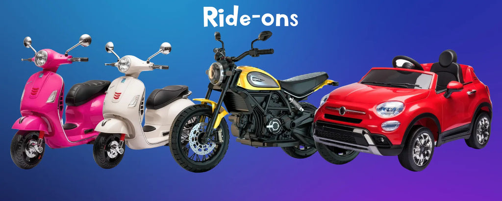 Kid's Ride-on Cars and Motorcycles