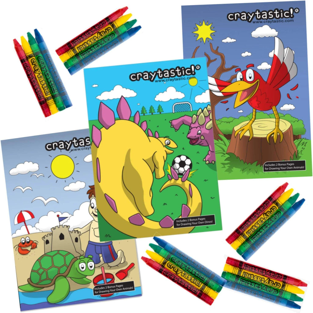 Colouring Books & Crayons - TOYBOX