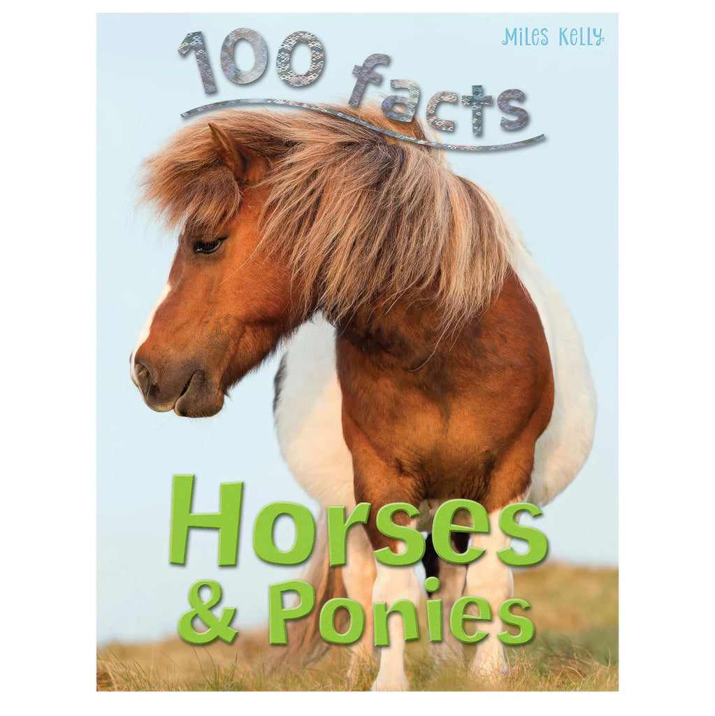 100 Facts Horses & Ponies Softback Book - TOYBOX Toy Shop