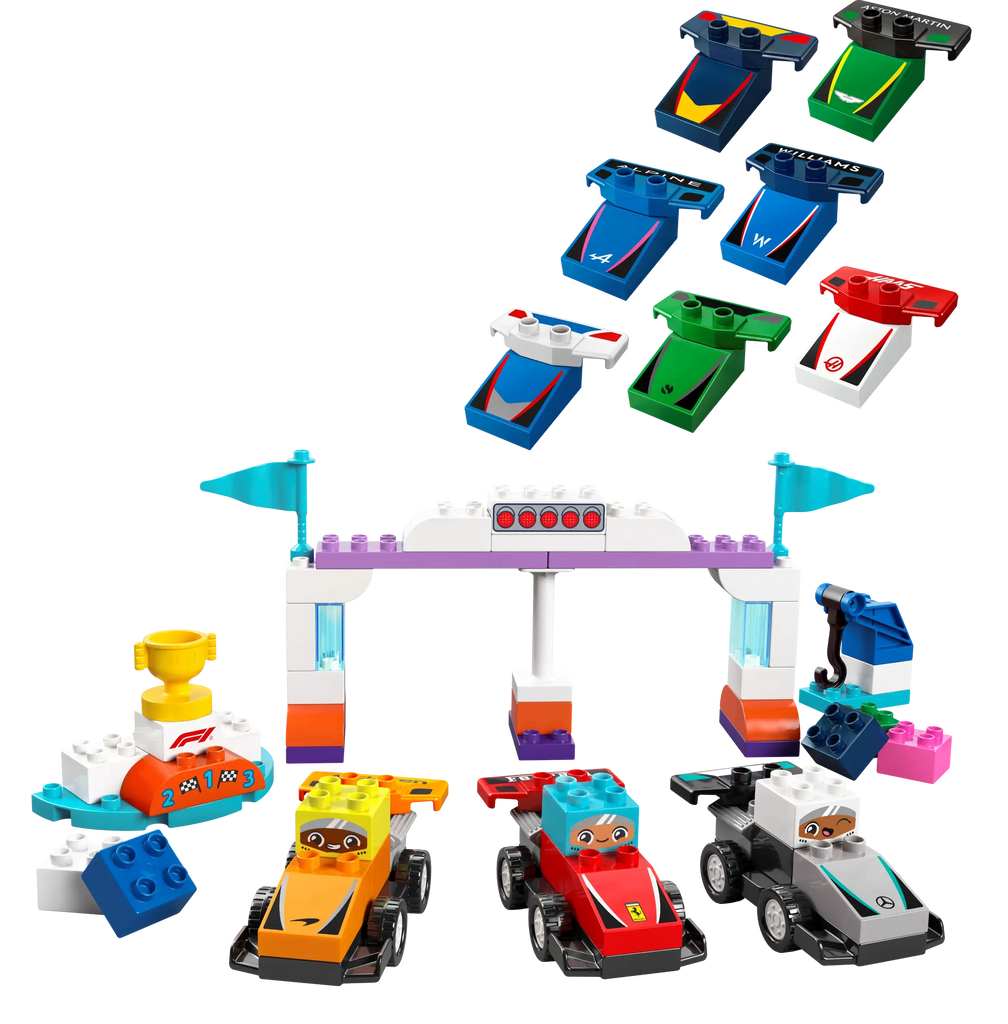 LEGO DUPLO 10445 F1 Team Race Cars & Drivers - TOYBOX Toy Shop