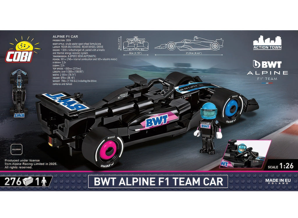 COBI BWT Alpine F1 Team Car Model Kit