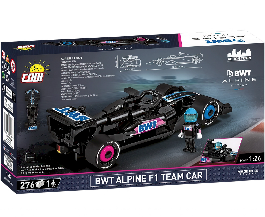 COBI BWT Alpine F1 Team Car Model Kit