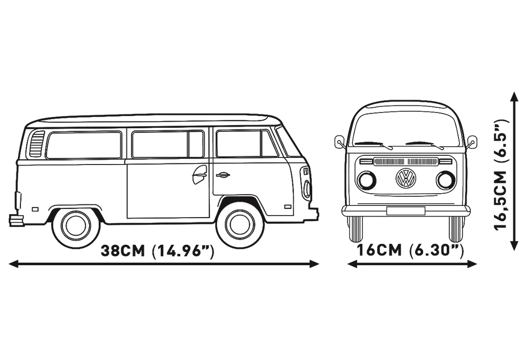 COBI Volkswagen T2b Transporter Bus