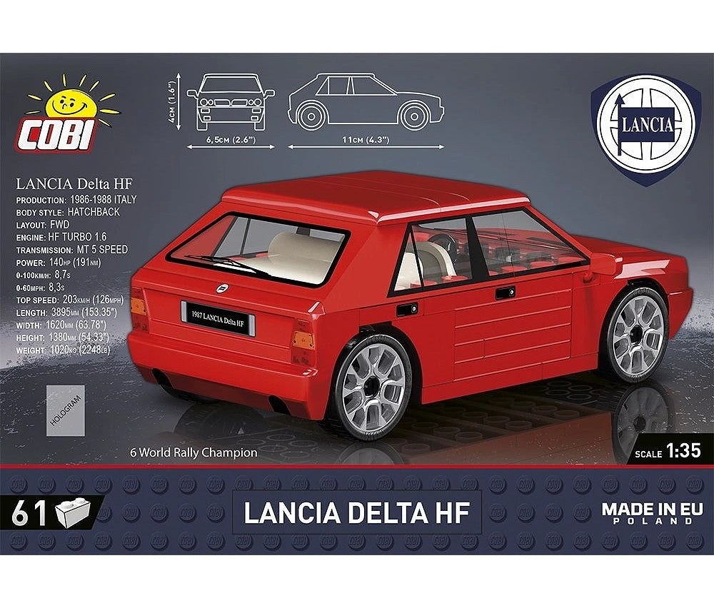 COBI Lancia Delta Hf Model Kit