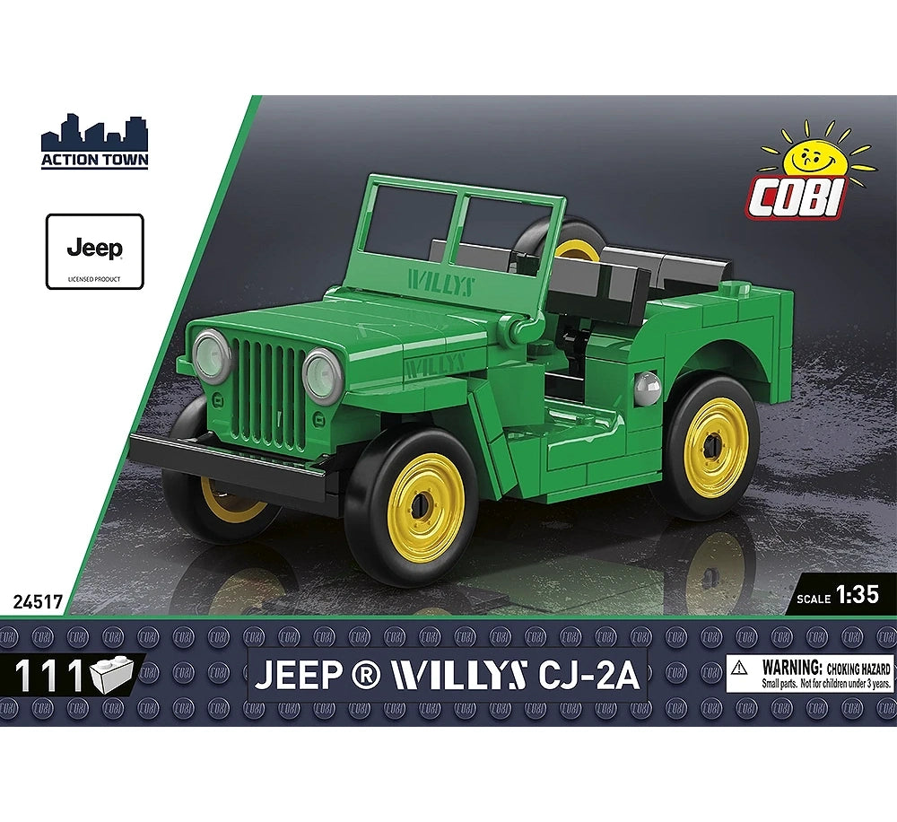 COBI Jeep Willys Cj-2a Green Model Kit