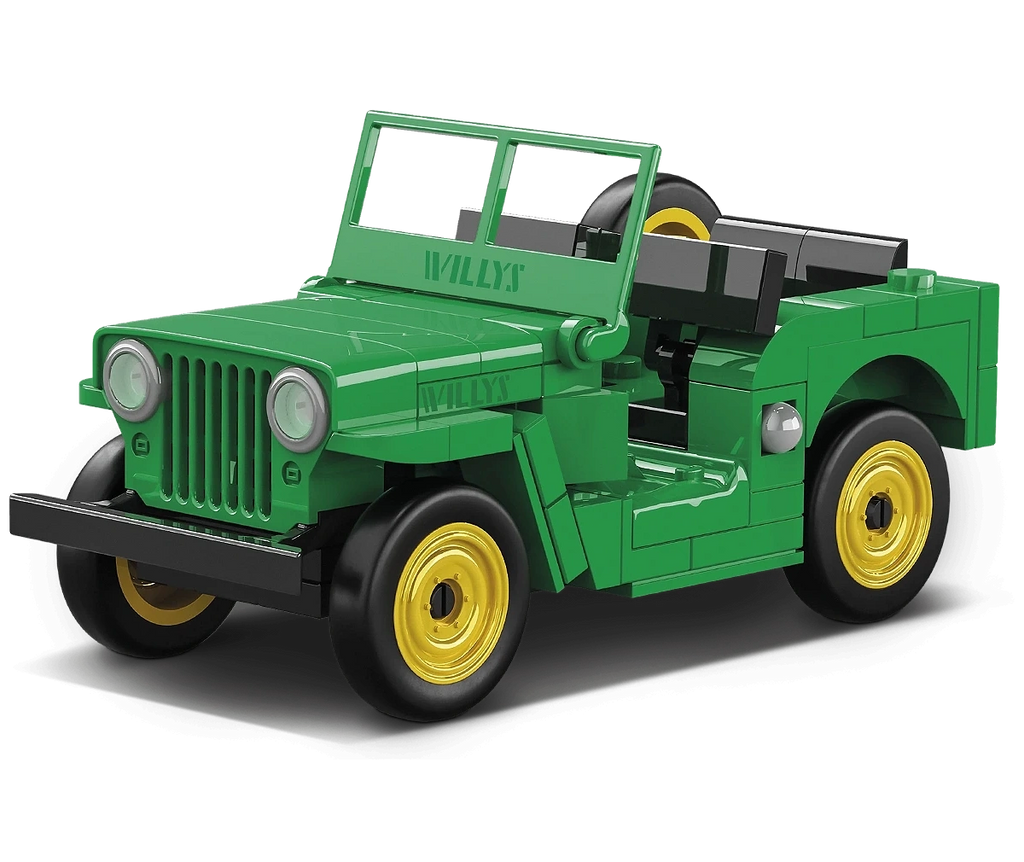 COBI Jeep Willys Cj-2a Green Model Kit