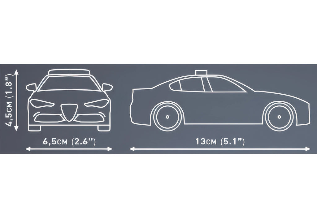 COBI Alfa Romeo Giulia Quadrifoglio Polizia Model Kit