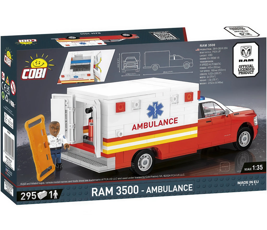 COBI Ram 3500 Ambulance Model Kit