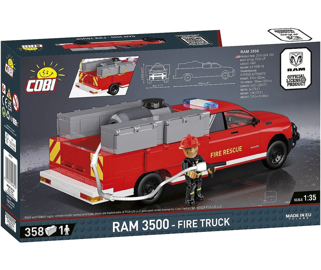 COBI Ram 3500 Fire Truck Model Kit