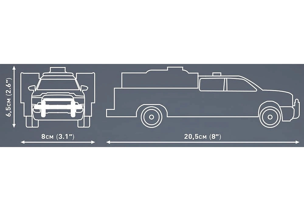 COBI Ram 3500 Fire Truck Model Kit