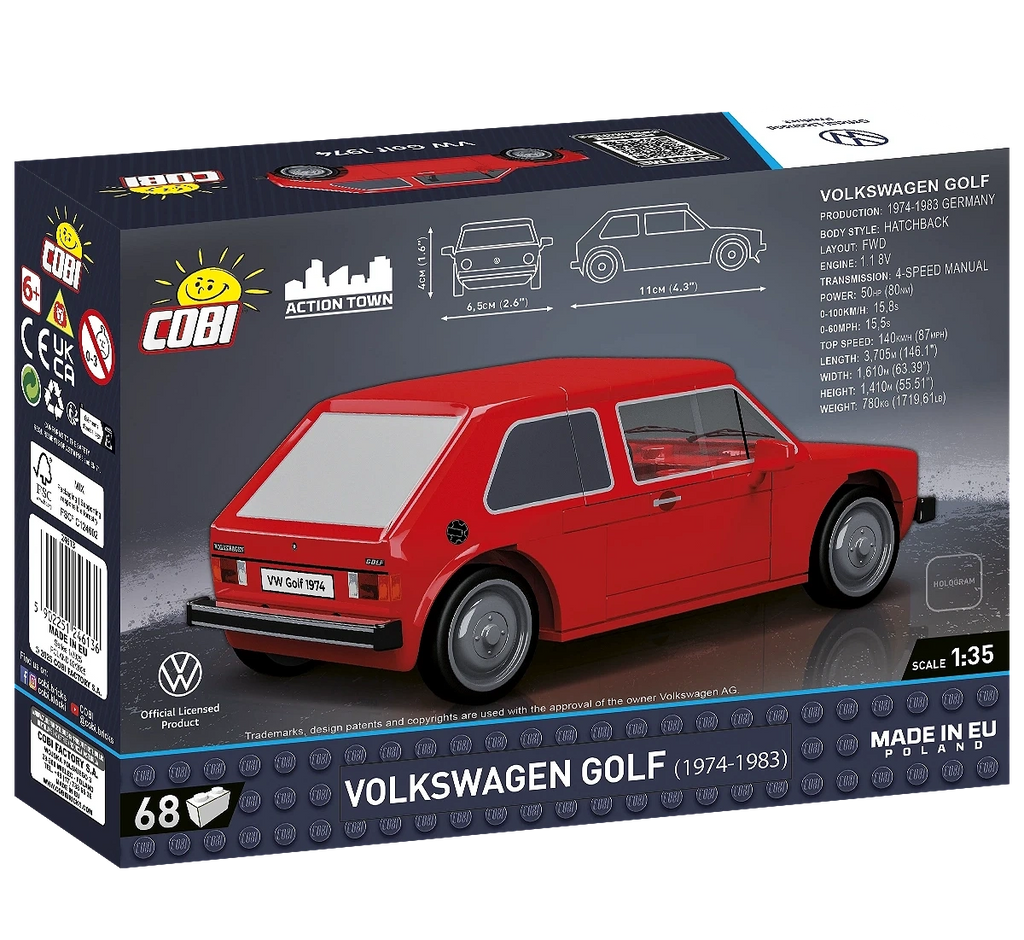 COBI Volkswagen Golf (1974-1983) Model Kit