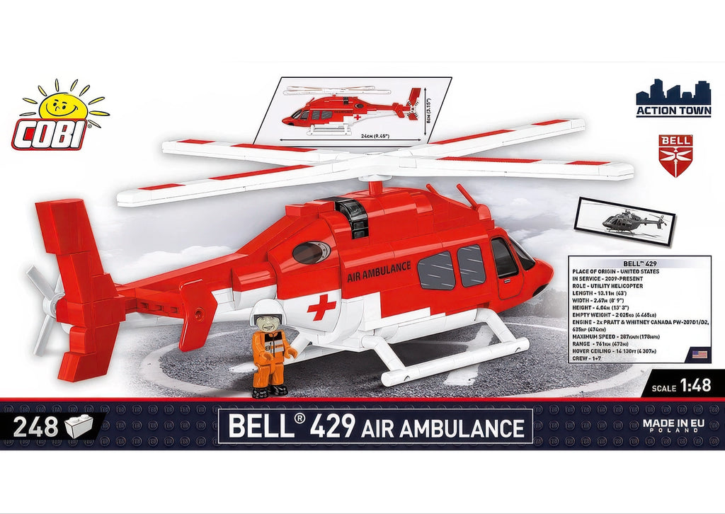 COBI Bell 429 Air Ambulance Model Kit