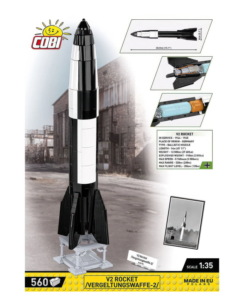 COBI V2 Rocket Model Kit