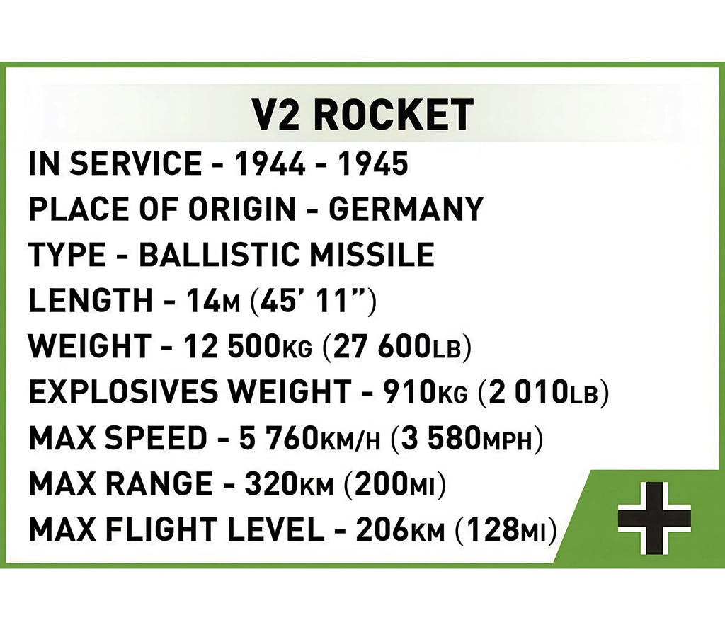 COBI V2 Rocket Model Kit