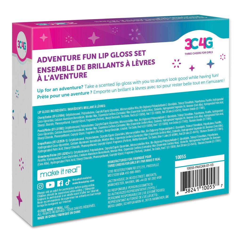 3C4G Adventure Fun Lip Gloss Set - TOYBOX Toy Shop