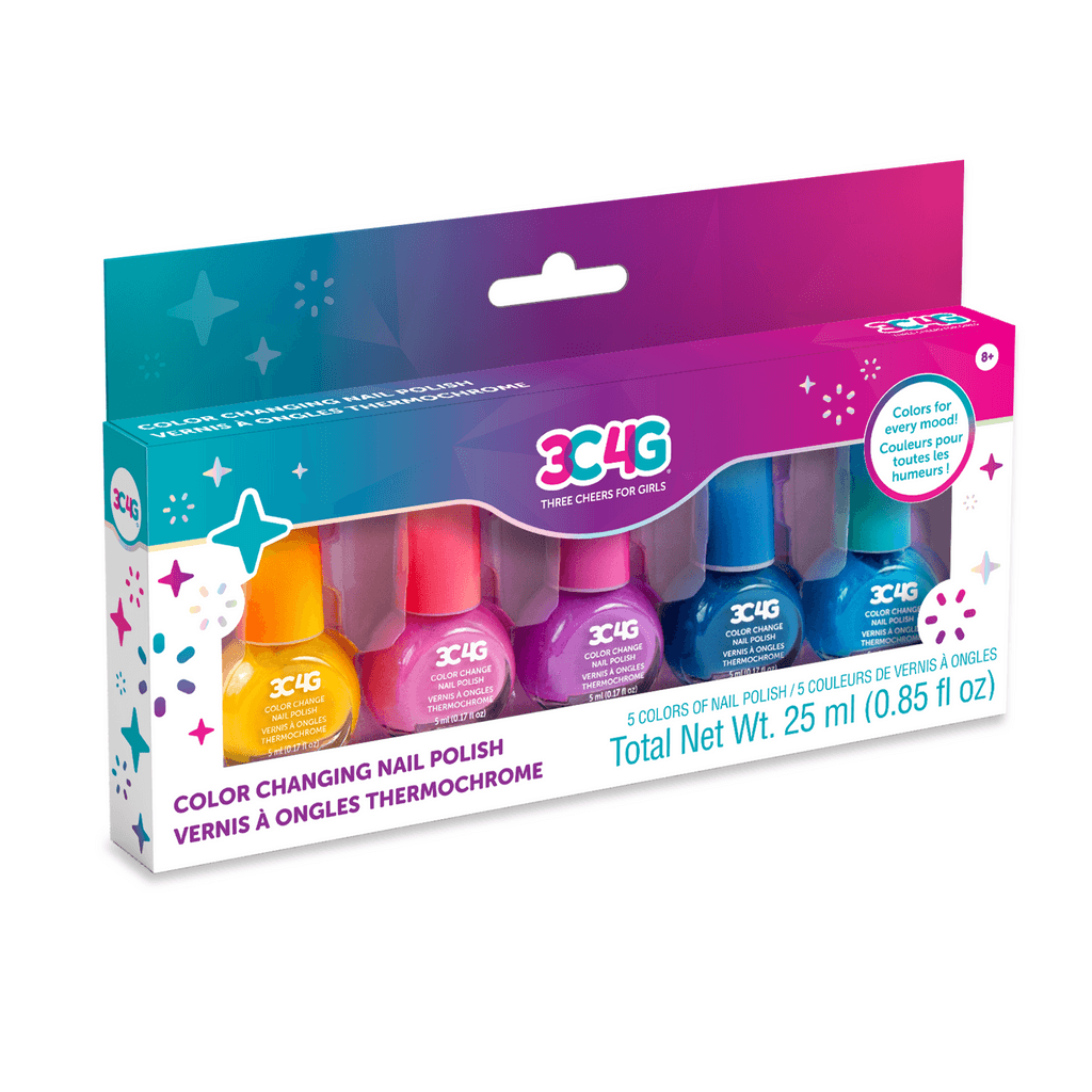 Make it Real 3C4G Color Changing Nail Polish 5pk - TOYBOX Toy Shop
