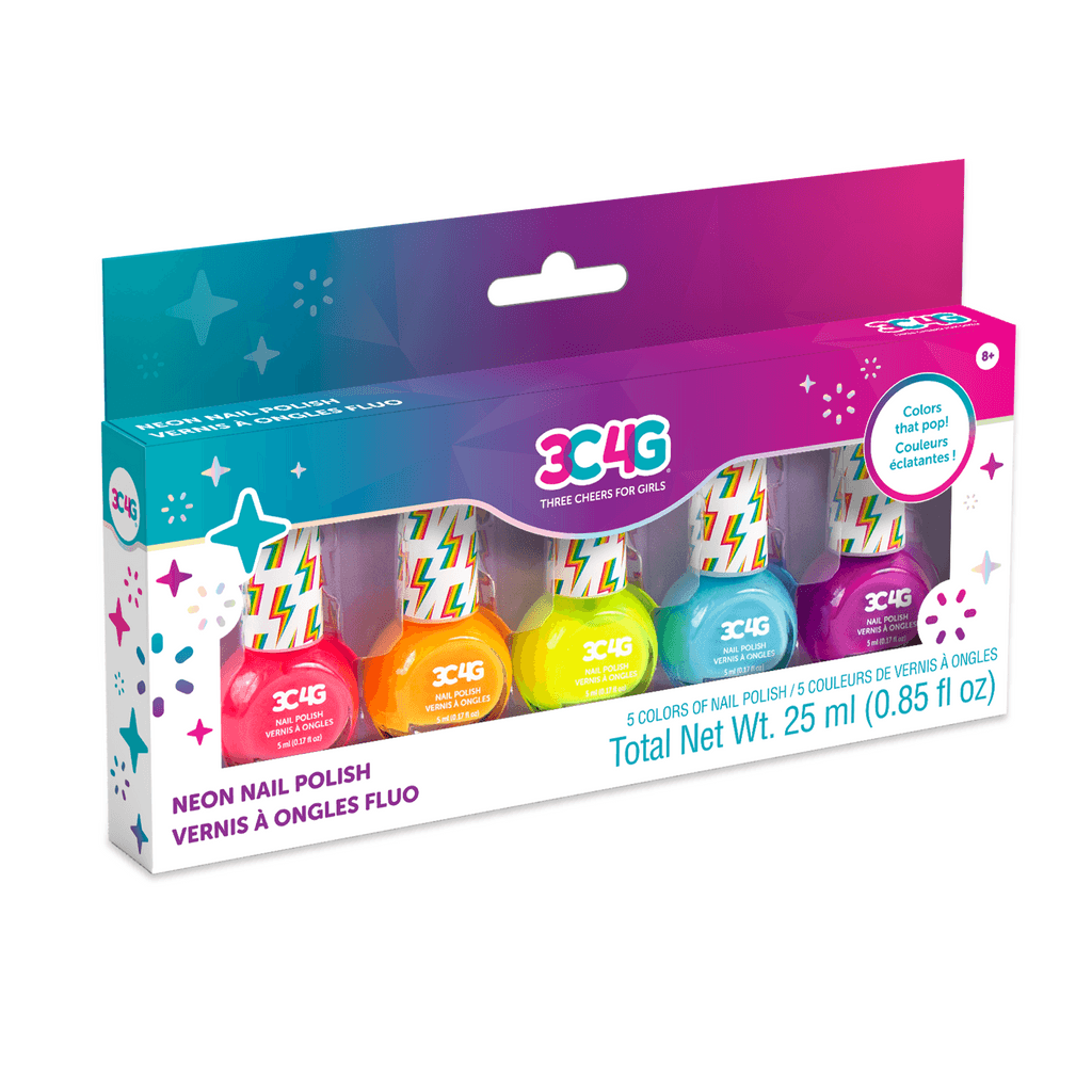 Make it Real 3C4G Neon Nail Polish 5pk - TOYBOX Toy Shop