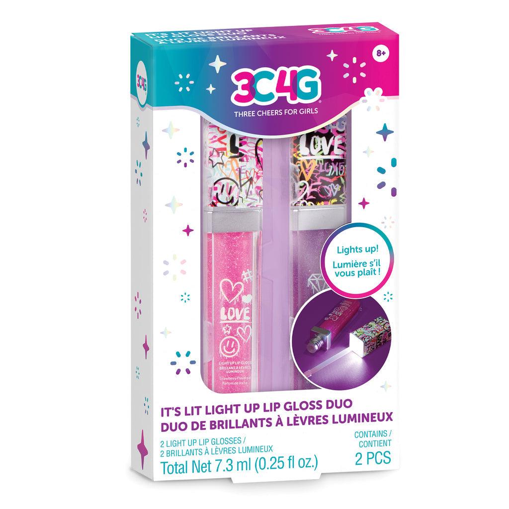 Make it Real 3C4G Graffiti 2pk Light up Lip Gloss - TOYBOX Toy Shop