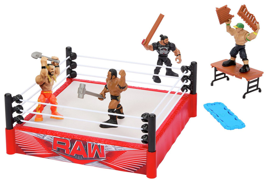 WWE Knuckle Crunchers Rebound Ring Playset