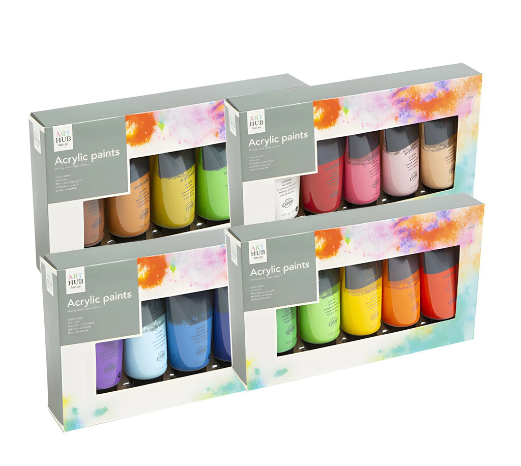 5 Pack Acrylic Paints 75ml - Assorted - TOYBOX Toy Shop