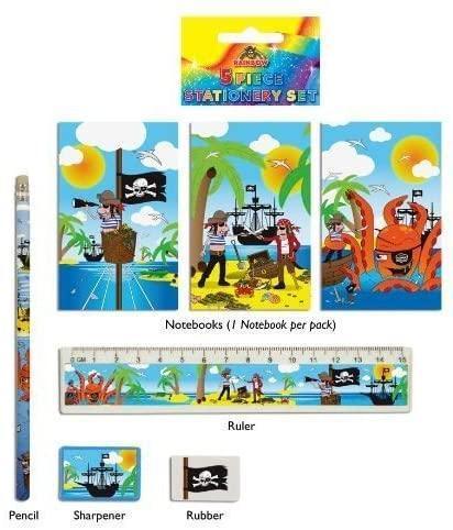 5 Piece Pirates Stationery Set - TOYBOX Toy Shop