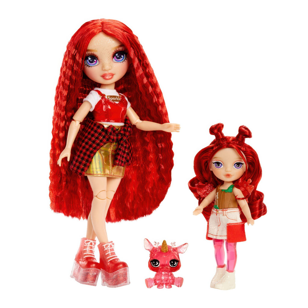 Rainbow High Littles Rainbow Fantasy Fairies with Pet - Apple Red