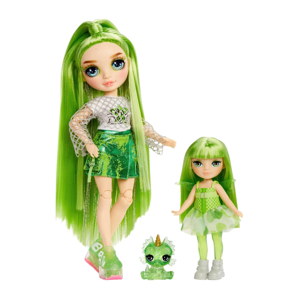 Rainbow High Littles Rainbow Fantasy Fairies with Pet - Emerald Green