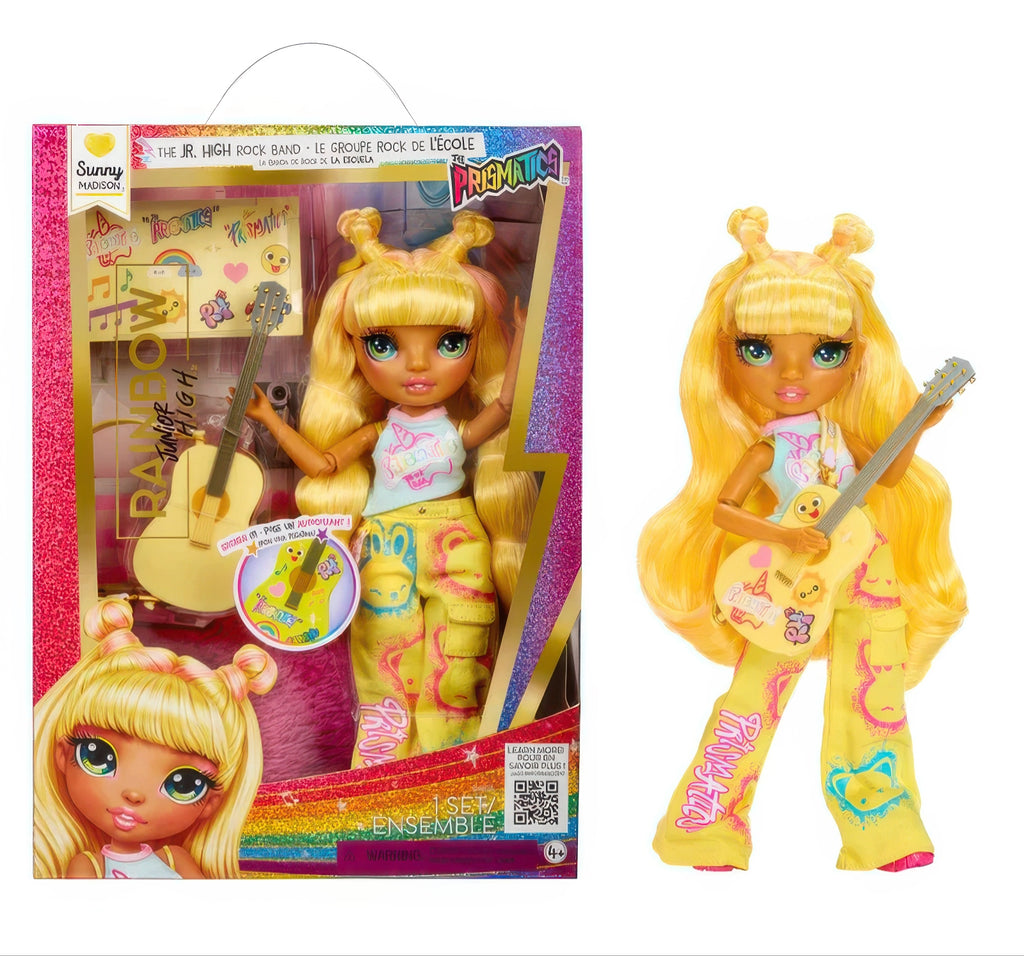 Rainbow High Jr High Rock Band - Sunny Yellow 23cm Fashion Doll