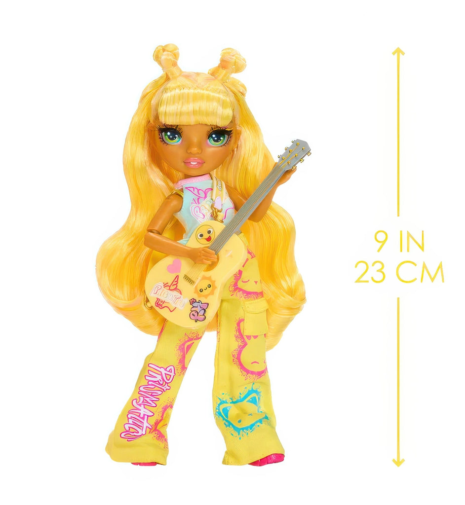 Rainbow High Jr High Rock Band - Sunny Yellow 23cm Fashion Doll