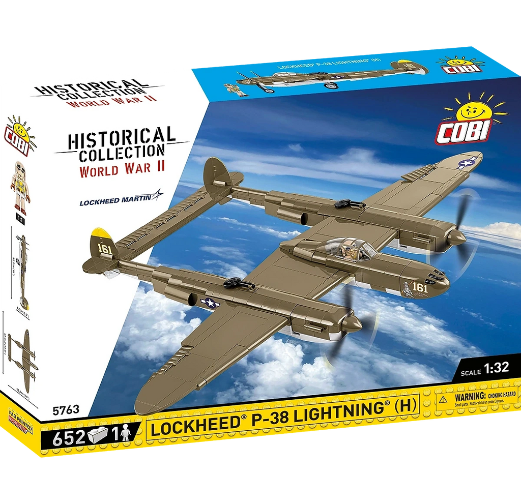 COBI Lockheed P-38h Lightning Aircraft