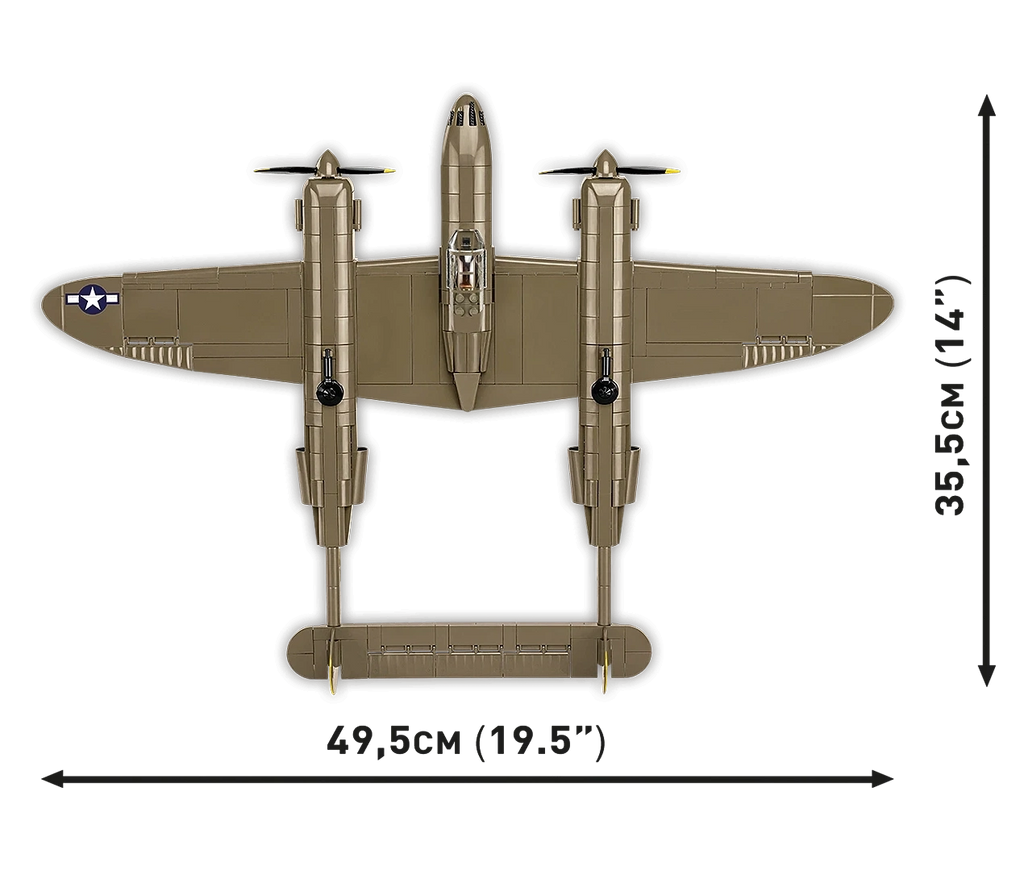 COBI Lockheed P-38h Lightning Aircraft