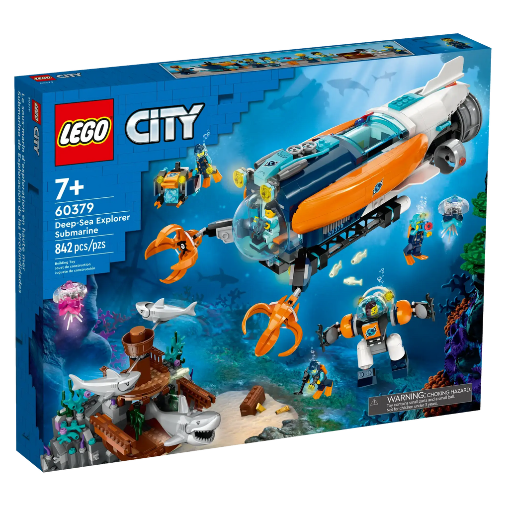 LEGO CITY 60379 Deep-Sea Explorer Submarine - TOYBOX Toy Shop