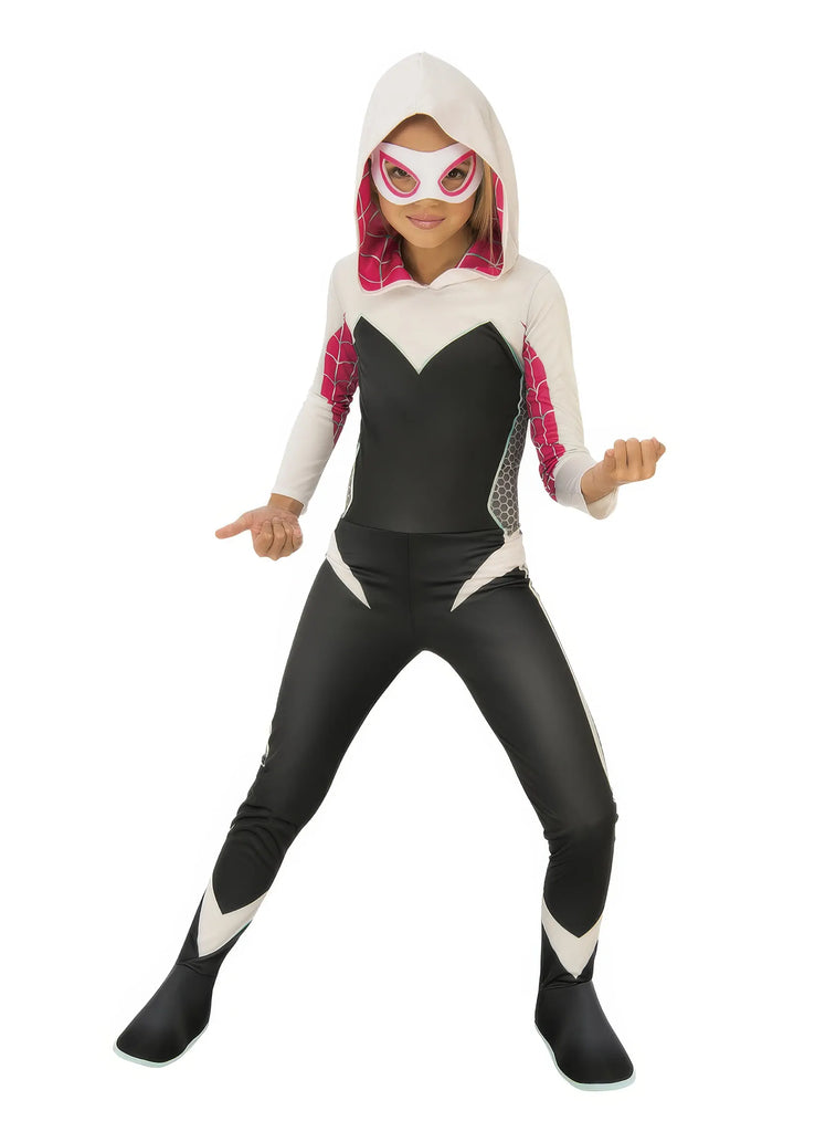 SPIDER-MAN Gwen Hooded Girls Costume - TOYBOX Toy Shop