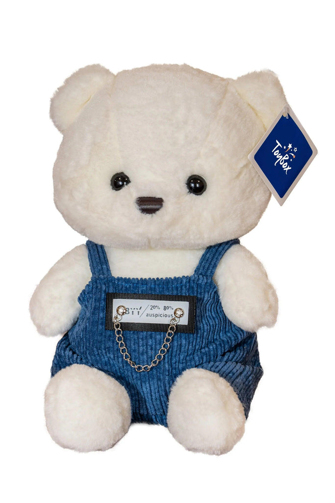 Sweet Cool Bear Plush 25cm - Blue - TOYBOX Toy Shop