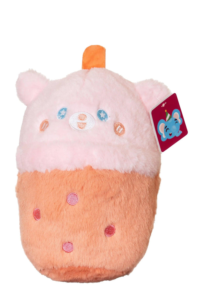 Cute Animal Milk Tea Cup Plush 21cm - Pink - TOYBOX Toy Shop
