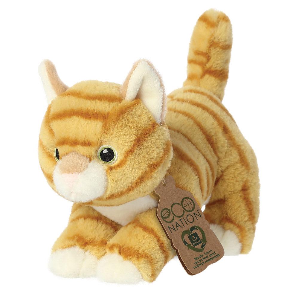 AURORA Eco Nation Orange Tabby Cat 22cm Soft Toy - TOYBOX Toy Shop