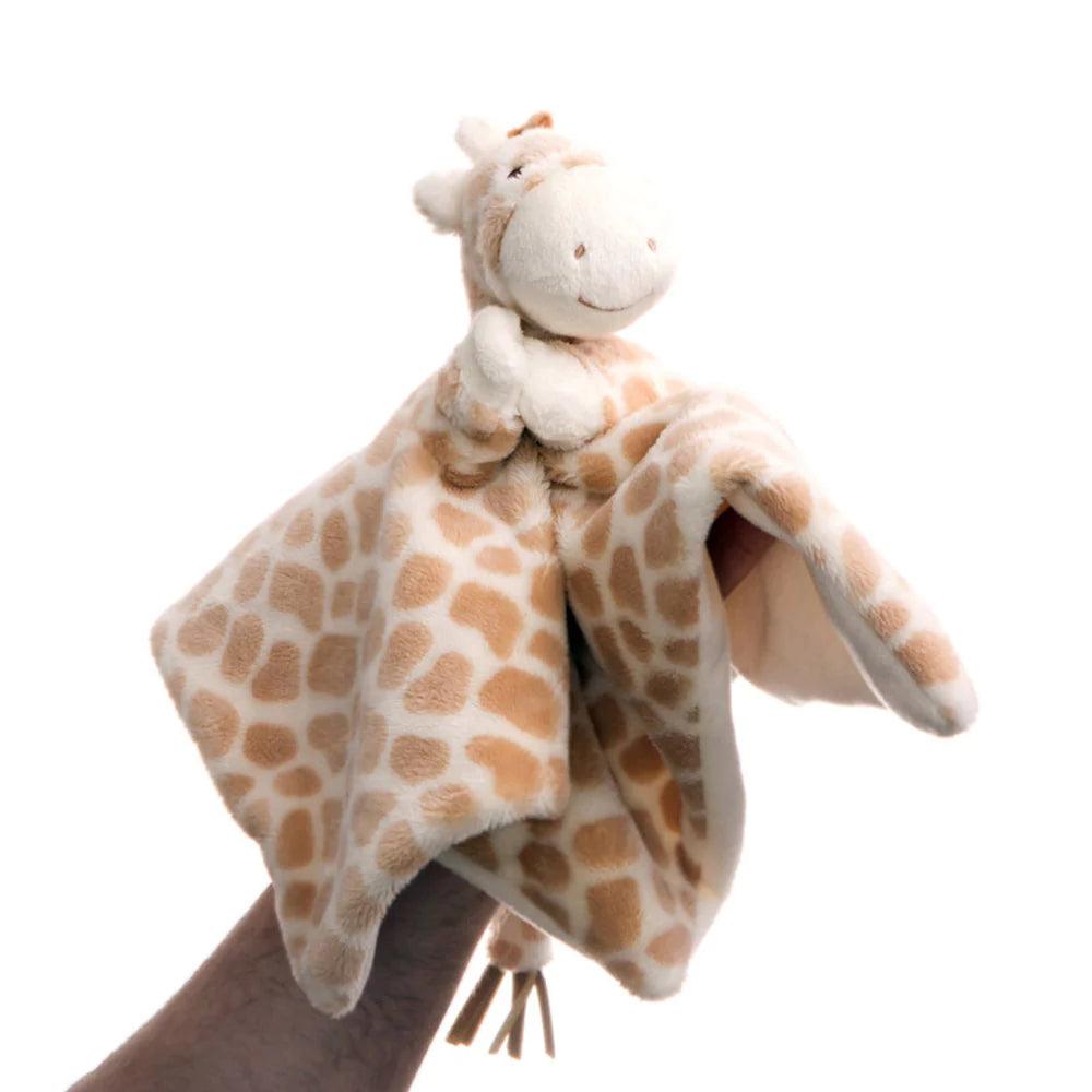 AURORA Gigi Baby Giraffe Finger Puppet Blankie - TOYBOX Toy Shop