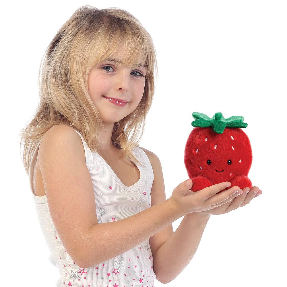 AURORA Palm Pals Juicy Strawberry 13cm Soft Toy - TOYBOX Toy Shop